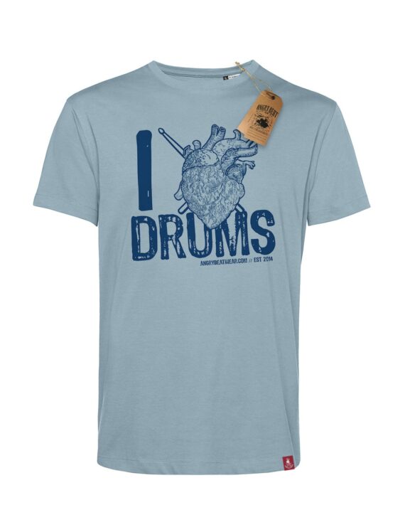 I Love Drums koszulka męska