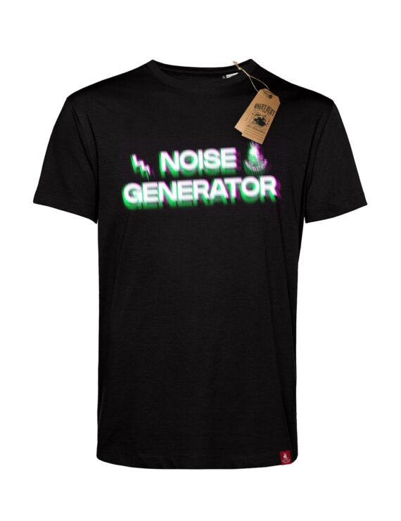 Koszulka męska Noise Generator - Miękkość bawełny organicznej i trwały druk. Sprawdź nasze unikalne wzory! Wyraź siebie w wyjątkowy sposób!